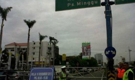 Penutupan pintu tol dalam kota