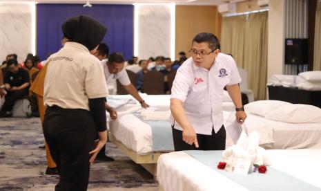  Penyelenggaraan Making Bed Competition 2023 oleh Luxury Malioboro Hotel dengan menggandeng BPD IHKA DIY.