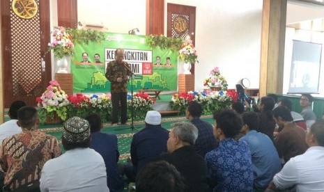 Penyelenggaraan Rabu Hijrah di Masjid Al-Muhajirin, Universitas Siliwangi, Kota Tasikmalaya, Rabu (20/3). 