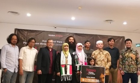 Penyerahan donasi film Hayya untuk Palestina. Warna Pictures siapkan Hayya 2 dan Maryam: The Power of Love 3 untuk tayang 2020.