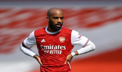 Penyerang Arsenal Alexandre Lacazette.