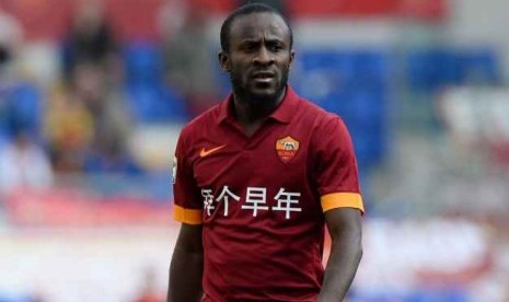 Penyerang AS Roma Seydou Doumbia.