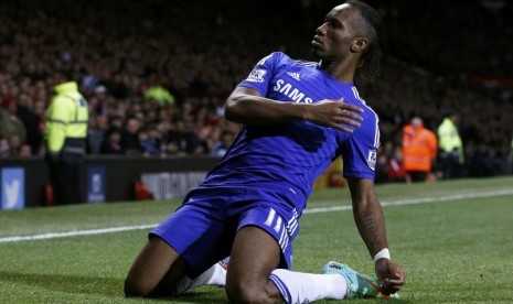 Penyerang Didier Drogba.