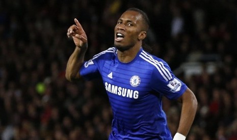 Penyerang Didier Drogba.