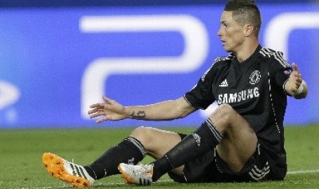 Penyerang Fernando Torres.