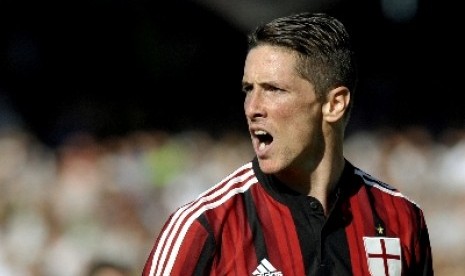 Penyerang Fernando Torres.