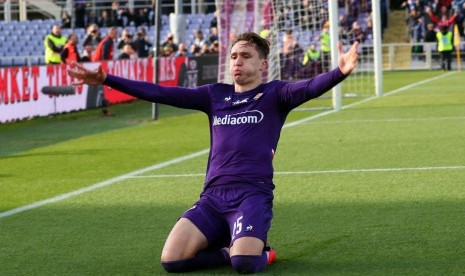 Penyerang Fiorentina Federico Chiesa merapat ke Juventus.