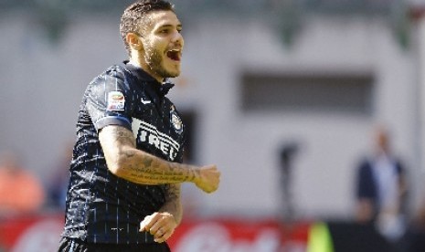 Penyerang Inter Milan, Mauro Icardi.