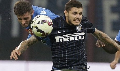 Penyerang Inter Milan, Mauro Icardi.