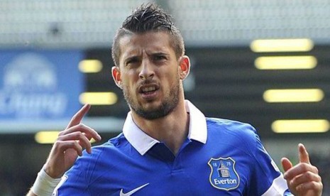 Penyerang Kevin Mirallas 