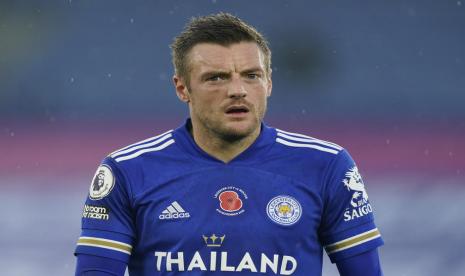 Penyerang Leicester City, Jamie Vardy.