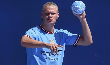 Penyerang Manchester City Erling Haaland