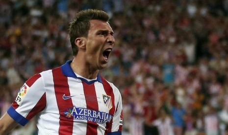 Penyerang Mario Mandzukic.