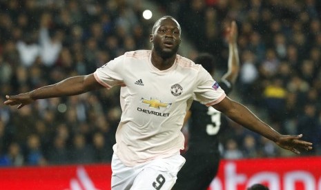 Penyerang MU Romelu Lukaku