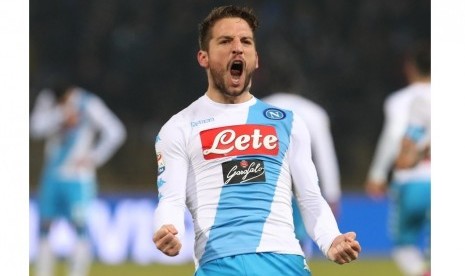 Penyerang Napoli Dries Mertens.