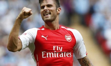 Penyerang Olivier Giroud.