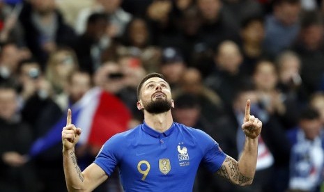 Penyerang Prancis Olivier Giroud