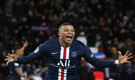 Penyerang PSG Kylian Mbappe