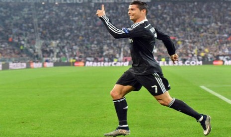 Penyerang Real Madrid, Cristiano Ronaldo