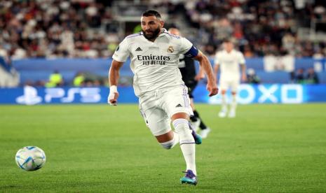 Penyerang Real Madrid Karim Benzema