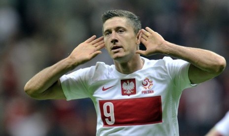 Penyerang Robert Lewandowski.