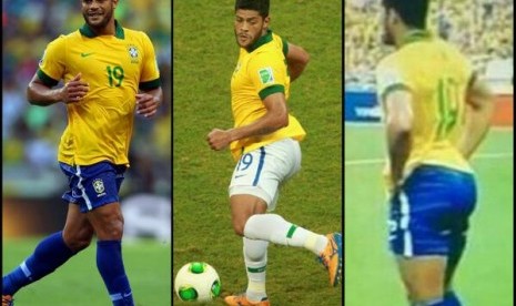 Penyerang timnas Brasil, Givanildo Vieira de Souza alias Hulk