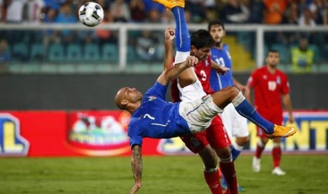 Penyerang timnas Italia, Simone Zaza.