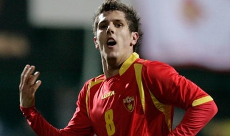 Penyerang timnas Montenegro Stevan Jovetic.