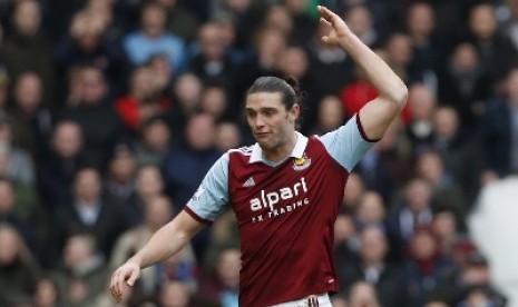 Penyerang West Ham United, Andy Carroll.