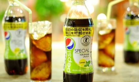 Pepsi spesial rasa lemon dan mint.