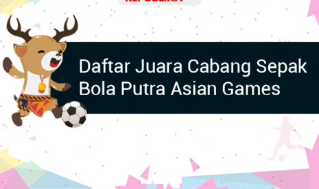 Peraih Emas Sepak Bola Asian Games.