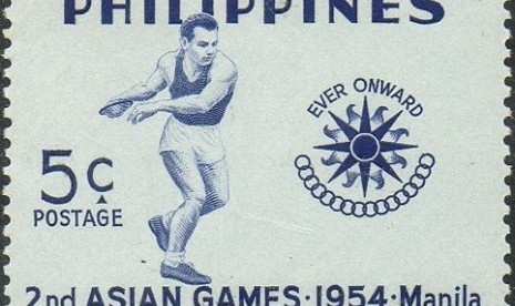 Perangko Asian Games 1954 Manila, Filipina