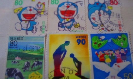 Perangko Doraemon