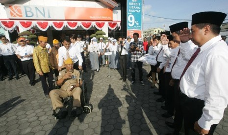 Perayaan HUT Ke-71 Kemerdekaan Republik Indonesia di kantor BNI Cabang Tanjungpinang.