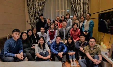 Perayaan Natal pelajar dan masyarakat Indonesia di Guangzhou, Cina.