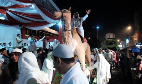 Perayaan pergantian tahun baru 1 Muharam 1441 Hijriah di Karawang, berlangsung meriah.