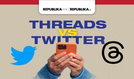 Perbandingan Threads versus Twitter.