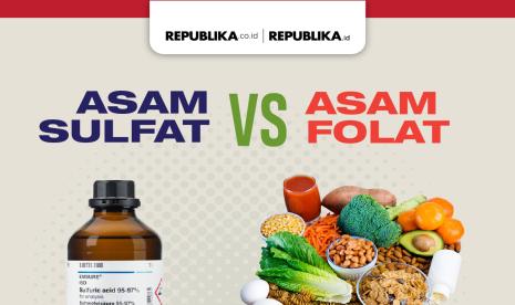 Perbedaan asam sulfat dan asam folat.