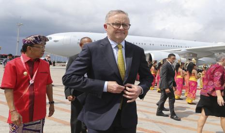  Perdana Menteri Australia Anthony Albanese. Warga Australia akan lakukan referendum konstitusi untuk memberikan suara institusional kepada penduduk Pribumi yang telah lama menderita pada 2023.