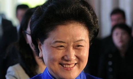 Wakil Perdana Menteri Cina Liu Yandong.