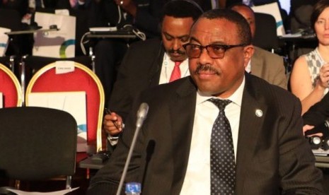 Perdana Menteri Ethiopia Hailemariam Desalegn.