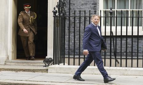 Perdana Menteri Inggris, Rishi Sunak pada Kamis (31/8/2023) mengangkat Grant Shapps sebagai menteri pertahanan yang baru. Shapps menggantikan Ben Wallace yang mengundurkan diri.