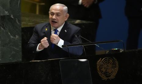 Perdana Menteri Israel Benjamin Netanyahu 