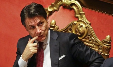 Perdana Menteri Italia Giuseppe Conte pada Kamis melaporkan dua kasus virus Corona terkonfirmasi di Italia. Ilustrasi.