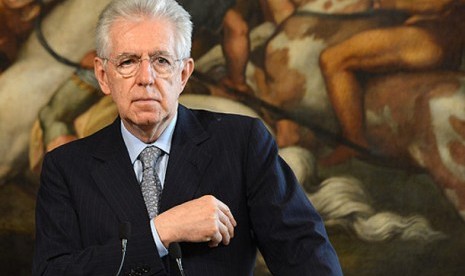 Perdana Menteri Italia Mario Monti