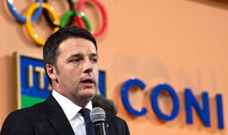 Perdana Menteri Italia, Matteo Renzi.