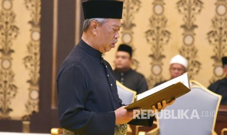 Perdana Menteri Malaysia Muhyiddin Yassin dijadwalkan umumkan kabinet hari ini, (foto:ilustrasi)