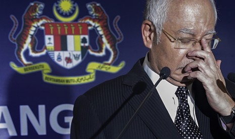 Mantan perdana menteri Malaysia Najib Razak.