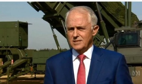  Perdana Menteri Australia Malcolm Turnbull.