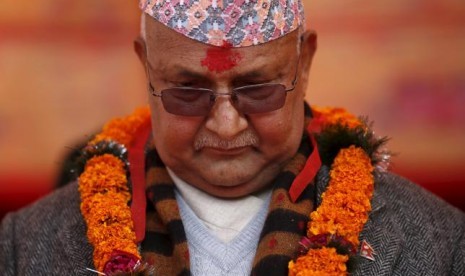 Ex Prime Minister Khadga Prasad Sharma Oli.